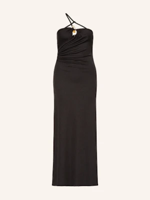 Christopher Esber Sukienka Wieczorowa Concave Z Ozdobnymi Kamykami schwarz