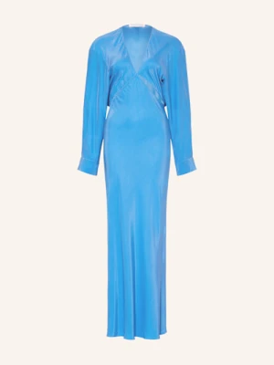 Christopher Esber Sukienka Z Jedwabiu Z Wycięciem blau