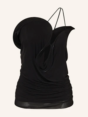 Christopher Esber Top Na Jedno Ramię schwarz