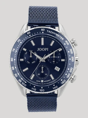Chronograf w kolorze srebrno-granatowym Joop