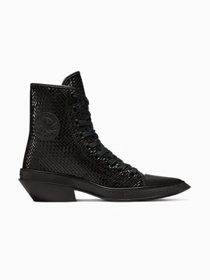 Chuck 70 De Luxe Pointed Platform Woven Leather Converse