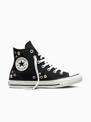 Chuck Taylor All Star Embroidered Florals Converse Czarny