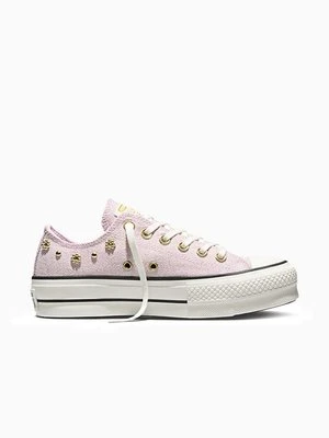 Chuck Taylor All Star Lift Platform Heathered Glam Converse złoty