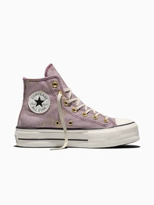 Chuck Taylor All Star Lift Platform Metallic Twill Converse Plum