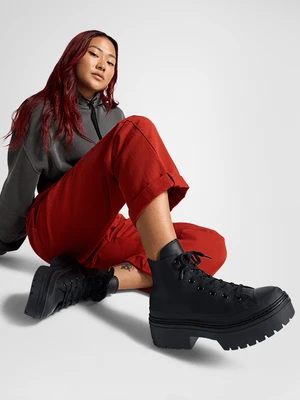 Chuck Taylor All Star Lugged Heel Leather Platform Converse