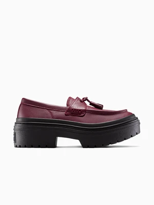 Chuck Taylor All Star Lugged Heel Loafer Platform Leather Converse