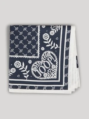 Chusta Asta w kolorze ciemnoniebieskim z écru we wzór Joop