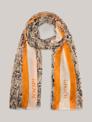 Chusta Ayla w brązowym kolorze ze wzorem Joop