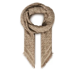 Chusta Calvin Klein Aop Monogram Jacquard LV04F8054G Beżowy