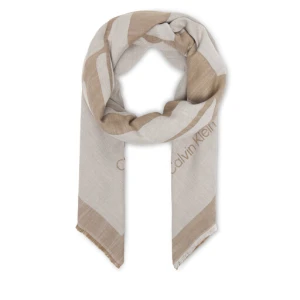 Chusta Calvin Klein Calvin Chambray Square Scarf LV04F8085G Beżowy