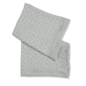 Chusta Calvin Klein Monogram Jacquard K60K608779 Szary