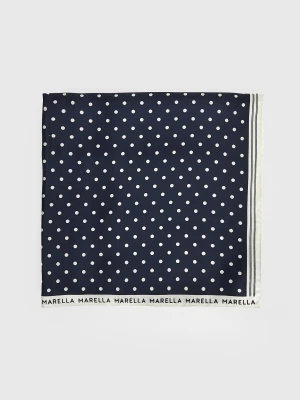 Chusta damska jedwabna w groszki Attinia MARELLA ACCESSORI