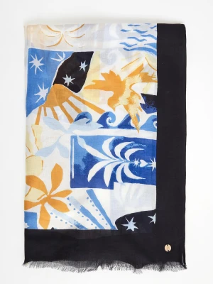 Chusta damska z nadrukiem JOSEPH RIBKOFF