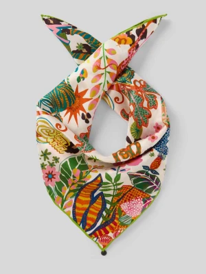 Chusta jedwabna z kwiatowym nadrukiem z motywem model ‘Nicki’ Codello