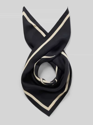 Chusta jedwabna z napisem z logo Tommy Hilfiger