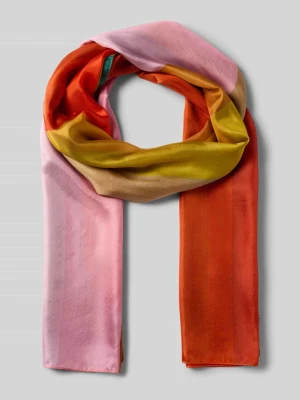 Chusta jedwabna ze wzorem na całej powierzchni Fraas