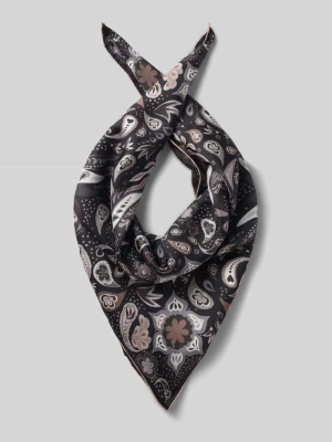 Chusta jedwabna ze wzorem paisley Codello