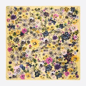 Chusta kwiaty akwarela bananowa BIMBA Y LOLA