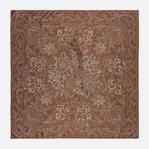 Chusta kwiaty brązowa BIMBA Y LOLA