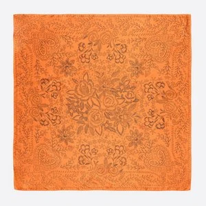 Chusta kwiaty kreski pomarańczowa BIMBA Y LOLA