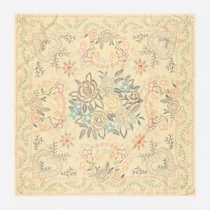 Chusta kwiaty kreski waniliowa BIMBA Y LOLA