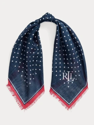 Chusta Lauren Ralph Lauren granatowy