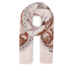 Chusta Liu Jo Ecs Foulard Logo Me 2F5073 T0300 Różowy