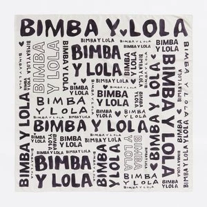 Chusta logo dwukolorowa BIMBA Y LOLA