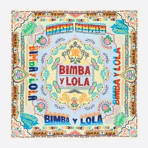 Chusta logo India limonkowa BIMBA Y LOLA