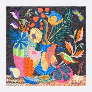 Chusta martwa natura puentylizm antracyt BIMBA Y LOLA