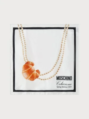 Chusta MOSCHINO biały