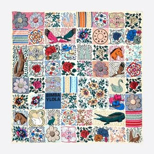 Chusta mozaika kość słoniowa BIMBA Y LOLA