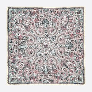 Chusta paisley limonkowa BIMBA Y LOLA