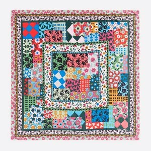 Chusta patchwork i ramki fuksja BIMBA Y LOLA