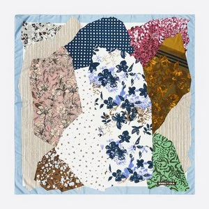 Chusta pollage prints niebieska BIMBA Y LOLA