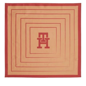Chusta Tommy Hilfiger Monogram All Over Silk & Box AW0AW15807 Czerwony