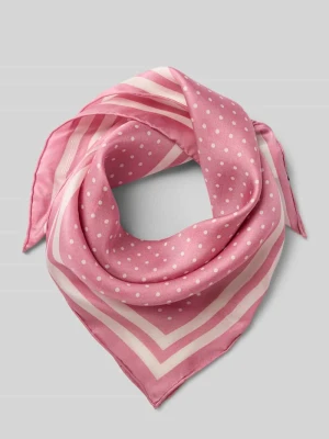 Chusta z belsety z detalem z logo Lauren Ralph Lauren