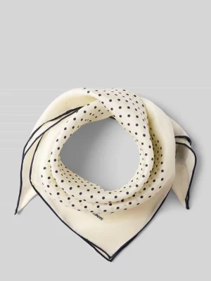 Chusta z belsety z detalem z logo Lauren Ralph Lauren