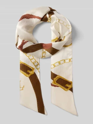 Chusta z belsety ze wzorem na całej powierzchni Lauren Ralph Lauren