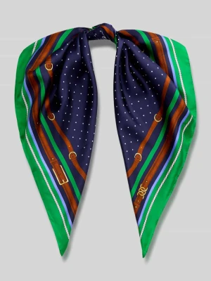 Chusta z czystego jedwabiu Lauren Ralph Lauren