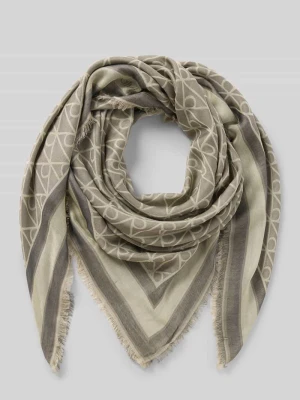 chusta z czystego modalu model ' EMBLEM AOP JACQUARD SQUAR' CK Calvin Klein
