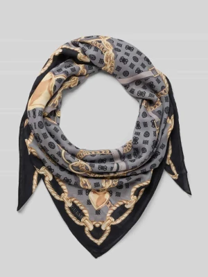 Chusta z czystego modalu z nadrukiem z logo Guess