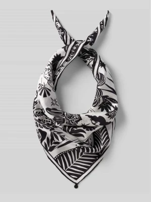 Chusta z jedwabiu z nadrukiem na całej powierzchni model 'JUNGLE' Codello
