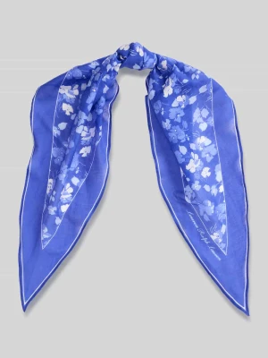 Chusta z mieszanki bawełny i jedwabiu Lauren Ralph Lauren