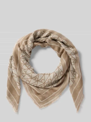 Chusta z modalu we wzór na całej powierzchni CK Calvin Klein