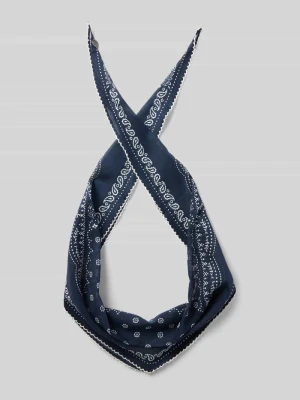 Chusta z nadrukiem paisley na całej powierzchni Fraas