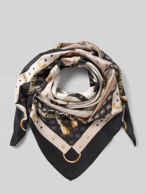 Chusta z nadrukiem z logo model ‘Kefiah’ Guess