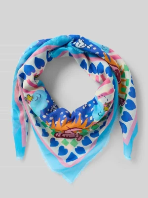 Chusta z wełny szetlandzkiej z frędzlami Codello