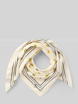 Chusta ze wzorem na całej powierzchni model 'AURAIZE_90*90' HUGO