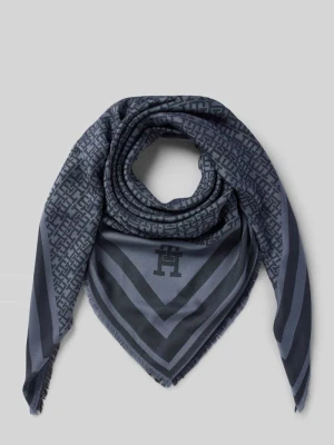 Chusta ze wzorem z monogramem Tommy Hilfiger